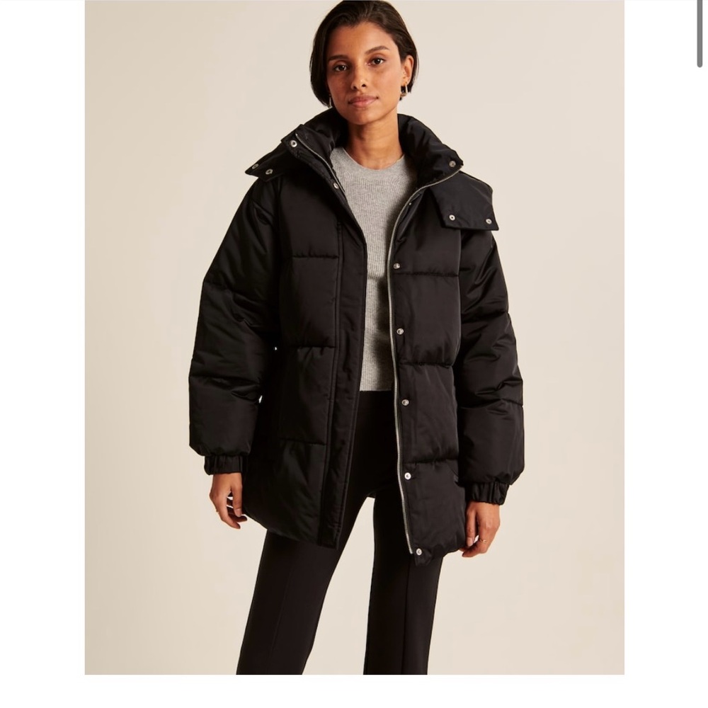 Abercrombie & Fitch Ultra Mid Puffer Coat